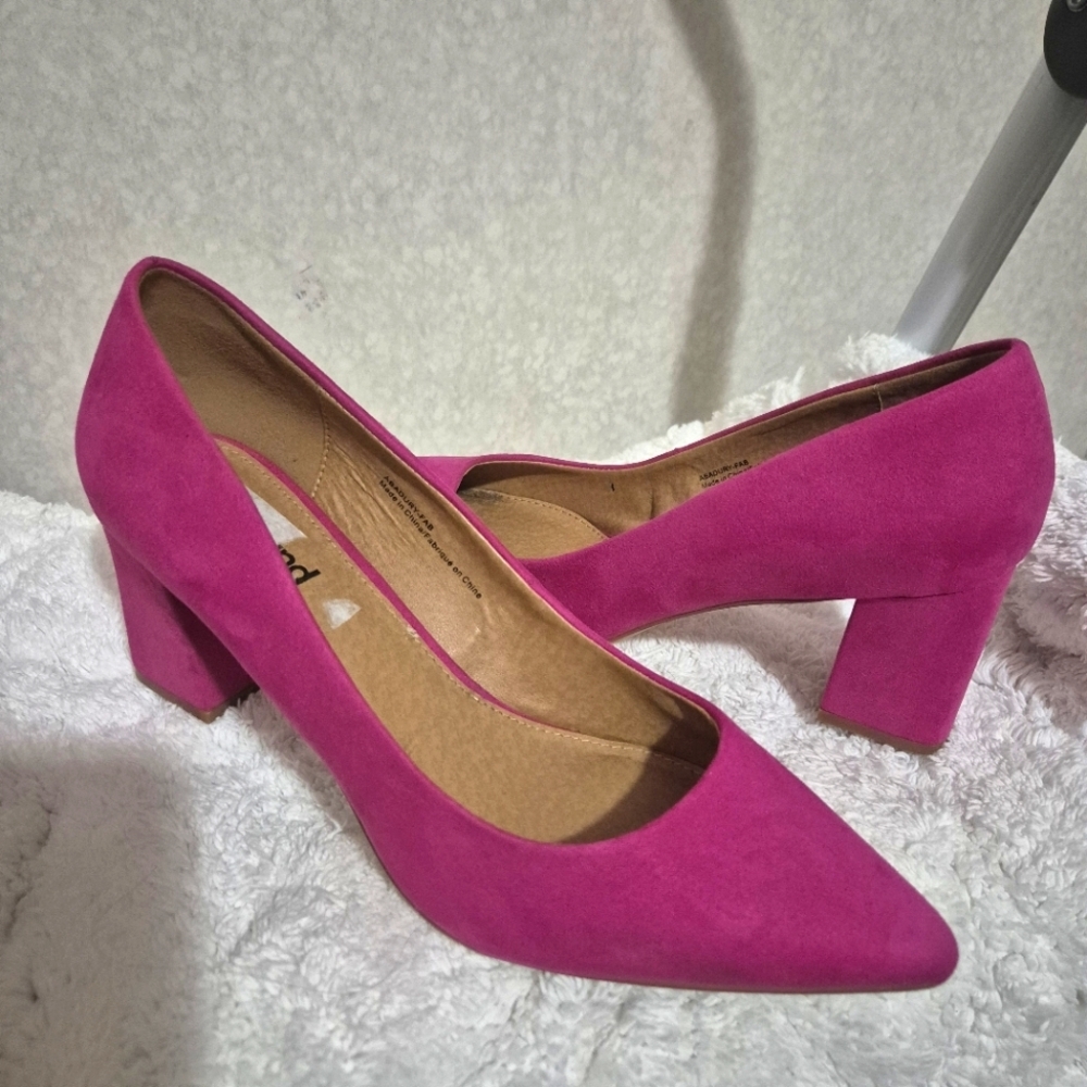 Abound Elegant Pink Block Heel Pumps...SIZE:9 M